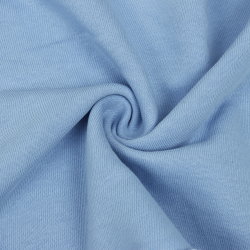Ткань Футер 3-х нитка, Петля, цвет Светло-Голубой (на отрез)  в Березниках