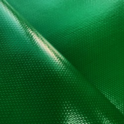 Ткань ПВХ 600 гр/м2 плотная, Зелёный (Ширина 150см), на отрез  в Березниках