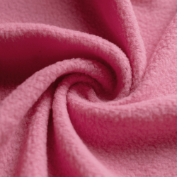 Флис Односторонний 130 гр/м2, цвет Розовый (на отрез)  в Березниках