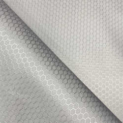 Ткань Оксфорд 300D PU Рип-Стоп СОТЫ, цвет Светло-Серый (на отрез)  в Березниках
