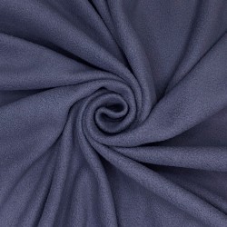 Ткань Флис Односторонний 130 гр/м2, цвет Темно-серый (на отрез)  в Березниках