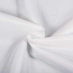 Ткань подкладочная Таффета 190Т, цвет Белый (на отрез)  в Березниках