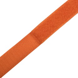 Контактная лента 25мм  Оранжевый (велькро-липучка, на отрез)  в Березниках