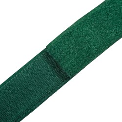 Контактная лента 40мм (38мм) цвет Зелёный (велькро-липучка, на отрез)  в Березниках