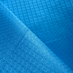 Ткань Оксфорд 300D PU Рип-Стоп СОТЫ, цвет Голубой (на отрез)  в Березниках