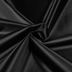 *Ткань Оксфорд 210D PU, цвет Черный (на отрез)  в Березниках