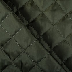 Стеганая подкладочная ткань с синтепоном (100гр/м2), цвет Хаки (на отрез)  в Березниках