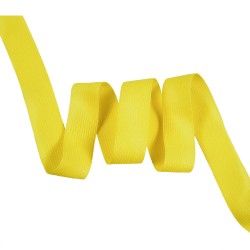 Окантовочная лента-бейка, цвет Жёлтый 22мм (на отрез)  в Березниках