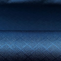 Ткань Блэкаут для штор светозатемняющая 100% &quot;Орнамент Синий&quot; (на отрез)  в Березниках